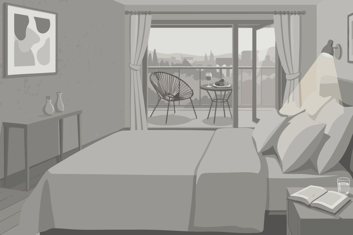 Deluxe Twin Room with Lake View - Accessible